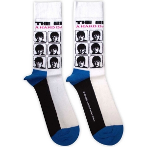 Beatles  - A Hard Day's Night Album Uni Wht Socks (Eu 36-40) ryhmässä MERCHANDISE /  /  @ Bengans Skivbutik AB (5641748)