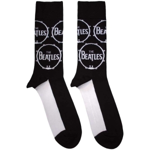 Beatles  - Drum Logo Repeat Uni Bl Socks (Eu 36-40) ryhmässä MERCHANDISE /  /  @ Bengans Skivbutik AB (5641754)