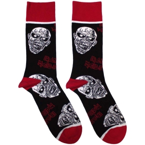 Iron Maiden - Eddie Skulls Uni Bl Socks (Eu 36-40) ryhmässä MERCHANDISE / / @ Bengans Skivbutik AB (5641782)