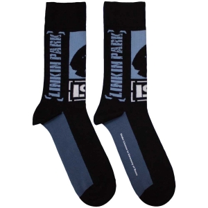 Linkin Park - Crouching Uni Bl Socks (Eu 36-40) ryhmässä MERCHANDISE /  /  @ Bengans Skivbutik AB (5641786)