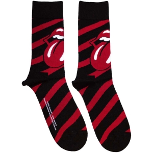 Rolling Stones - Stripes Uni Bl Socks (Eu 36-40) ryhmässä MERCHANDISE /  /  /  @ Bengans Skivbutik AB (5641811)