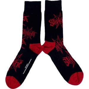 Slipknot - Logo & Nonagram Uni Bl Socks (Eu 36-40) ryhmässä MERCHANDISE / / @ Bengans Skivbutik AB (5641814)