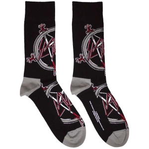Slayer - Pentagram Uni Bl Socks (Eu 36-40) ryhmässä MERCHANDISE / / @ Bengans Skivbutik AB (5641819)