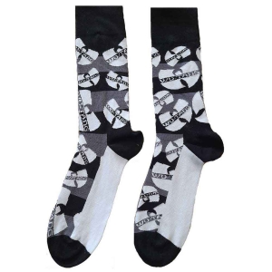 Wu Tang Clan - Logos Monochrome Uni Bl Socks (Eu 36-40) ryhmässä MERCHANDISE /  /  @ Bengans Skivbutik AB (5641828)
