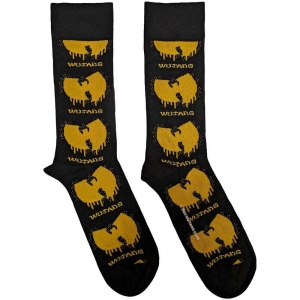 Wu Tang Clan - Dripping Logo Uni Bl Socks (Eu 36-40) ryhmässä MERCHANDISE /  /  @ Bengans Skivbutik AB (5641830)