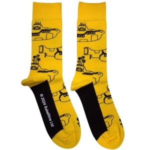 Beatles - Yellow Submarine Sub Outline Repeat Uni Yell Socks (Eu 36-40) ryhmässä MERCHANDISE /  /  @ Bengans Skivbutik AB (5641837)
