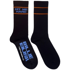 Billie Eilish - Hit Me Hard & Soft Uni Bl Socks (Eu 40-45) ryhmässä MERCHANDISE / Strumpor / Pop-Rock @ Bengans Skivbutik AB (5641841)