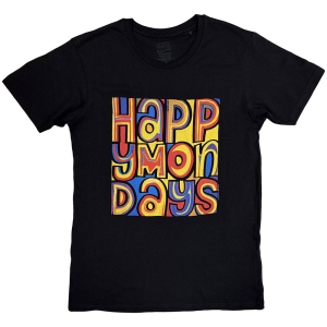 Happy Mondays - Greatest Hits Uni Bl T-Shirt ryhmässä MERCHANDISE / T-paita / Pop-Rock @ Bengans Skivbutik AB (5641848r)
