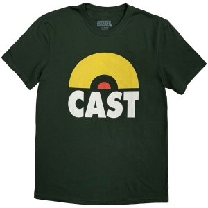 Cast - Classic Logo Uni Green T-Shirt ryhmässä MERCHANDISE / T-paita / Pop-Rock @ Bengans Skivbutik AB (5642461r)