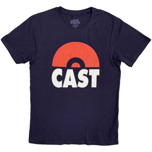 Cast - Classic Logo Uni Navy T-Shirt ryhmässä MERCHANDISE / T-paita / Nyheter / Pop-Rock @ Bengans Skivbutik AB (5642462r)