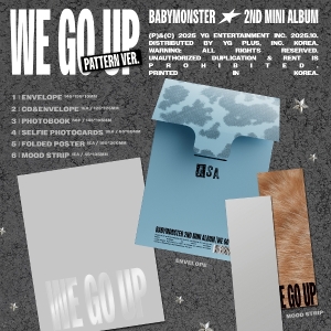 Babymonster - We Go Up (Pattern - Pharita) + Photocard ryhmässä ME SUOSITTELEMME / Perjantain julkaisut / 2025-10-10 @ Bengans Skivbutik AB (5642495)