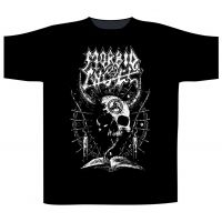 Morbid Angel - T/S Horned Skull (M) ryhmässä MERCHANDISE / T-paita / Kommande / Hårdrock @ Bengans Skivbutik AB (5642805)