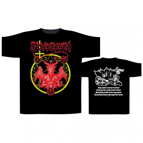 Possessed - T/S Red Devil (L) ryhmässä MERCH / Vaatteet / T-paidat @ Bengans Skivbutik AB (5642814)