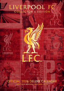 Liverpool Fc  - 2026 A3 Deluxe Calendar ryhmässä MERCHANDISE /  /  /  @ Bengans Skivbutik AB (5642862)