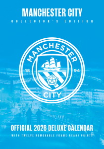 Manchester City Fc  - 2026 A3 Deluxe Calendar ryhmässä MERCHANDISE /  /  /  @ Bengans Skivbutik AB (5642863)