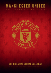 Manchester United Fc  - 2026 A3 Deluxe Calendar ryhmässä ME SUOSITTELEMME / Perjantain julkaisut / 2025-09-26 @ Bengans Skivbutik AB (5642864)
