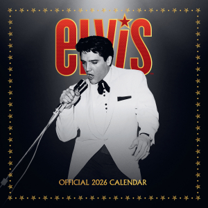 Elvis  - 2026 Square Calendar ryhmässä ME SUOSITTELEMME / Perjantain julkaisut / 2025-09-26 @ Bengans Skivbutik AB (5642871)