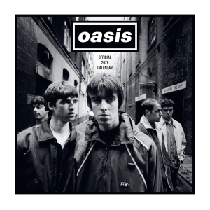 Oasis  - 2026 Square Calendar ryhmässä ME SUOSITTELEMME / Perjantain julkaisut / 2025-09-26 @ Bengans Skivbutik AB (5642872)