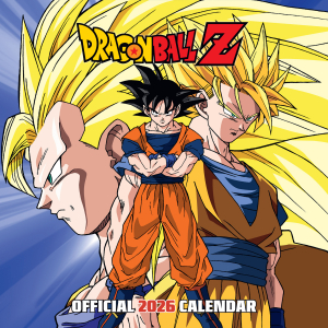 Dragonball Z  - 2026 Square Calendar ryhmässä ME SUOSITTELEMME / Perjantain julkaisut / 2025-09-26 @ Bengans Skivbutik AB (5642877)