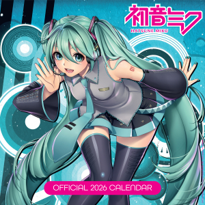 Hatsune Miku  - 2026 Square Calendar ryhmässä ME SUOSITTELEMME / Perjantain julkaisut / 2025-09-26 @ Bengans Skivbutik AB (5642881)