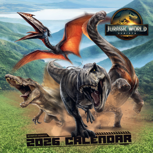 Jurassic World Rebirth Movie  - 2026 Square Calendar ryhmässä MERCHANDISE /  /  /  @ Bengans Skivbutik AB (5642883)