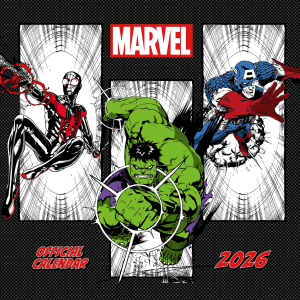 Marvel Comics  - 2026 Square Calendar ryhmässä ME SUOSITTELEMME / Perjantain julkaisut / 2025-09-26 @ Bengans Skivbutik AB (5642884)