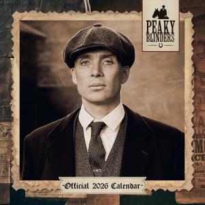 Peaky Blinders  - 2026 Square Calendar ryhmässä ME SUOSITTELEMME / Perjantain julkaisut / 2025-09-26 @ Bengans Skivbutik AB (5642891)