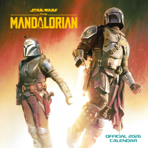 Star Wars The Mandalorian  - 2026 Square Calendar ryhmässä ME SUOSITTELEMME / Perjantain julkaisut / 2025-09-26 @ Bengans Skivbutik AB (5642896)