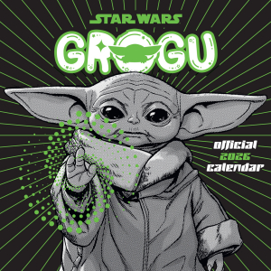 Star Wars The Mandalorian Grogu  - 2026 Square Calendar ryhmässä ME SUOSITTELEMME / Perjantain julkaisut / 2025-09-26 @ Bengans Skivbutik AB (5642897)