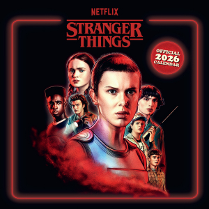 Stranger Things  - 2026 Square Calendar ryhmässä ME SUOSITTELEMME / Perjantain julkaisut / 2025-09-26 @ Bengans Skivbutik AB (5642898)