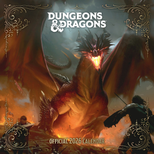 Dungeons & Dragons  - 2026 Square Calendar ryhmässä ME SUOSITTELEMME / Perjantain julkaisut / 2025-09-26 @ Bengans Skivbutik AB (5642914)