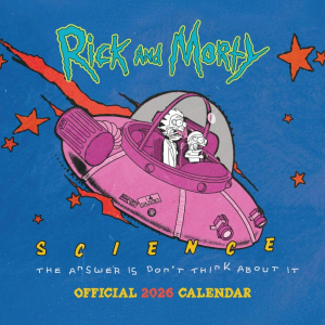 Rick And Morty  - 2026 Square Calendar ryhmässä ME SUOSITTELEMME / Perjantain julkaisut / 2025-09-26 @ Bengans Skivbutik AB (5642916)