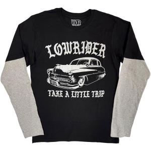 War - Low Rider (Black & Grey) Uni Layered Longsleeve  (L) ryhmässä MERCHANDISE / T-paita / RnB-Soul @ Bengans Skivbutik AB (5643198)