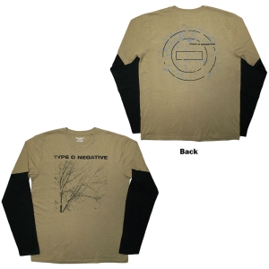 Type O Negative - Tree (Black & Green) Layered Longsleeve ryhmässä MERCHANDISE / T-paita / Nyheter / Hårdrock @ Bengans Skivbutik AB (5643211r)
