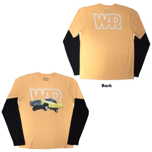 War - Car (Sand & Black) Uni Layered Longsleeve ryhmässä MERCHANDISE / T-paita / Nyheter / RnB-Soul @ Bengans Skivbutik AB (5643212r)