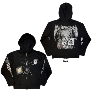 Bring Me The Horizon - Nailed Symbol Uni Bl Zip Hoodie ryhmässä MERCHANDISE / Hupparit / Nyheter / Hårdrock @ Bengans Skivbutik AB (5643853r)