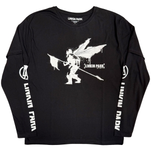Linkin Park - Street Soldier Uni Bl Layered Longsleeve ryhmässä MERCHANDISE / T-paita / Nyheter / Hårdrock @ Bengans Skivbutik AB (5643869r)