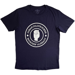 Ocean Colour Scene - Marchin Fist Uni Navy T-Shirt ryhmässä MERCHANDISE / T-paita / Nyheter / Pop-Rock @ Bengans Skivbutik AB (5643877r)