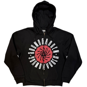 Soundgarden - Circle Logo Uni Bl Zip Hoodie ryhmässä MERCHANDISE / Hupparit / Nyheter / Pop-Rock @ Bengans Skivbutik AB (5643885r)