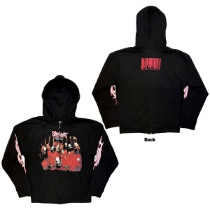 Slipknot - Spit It Out Uni Bl Zip Hoodie ryhmässä MERCHANDISE / Hupparit / Nyheter / Hårdrock @ Bengans Skivbutik AB (5643887r)