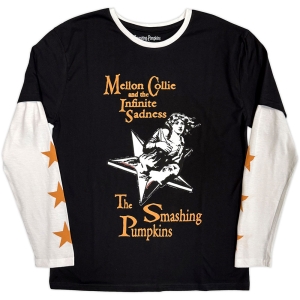 Smashing Pumpkins - Infinite Sadness Uni Bl/Wht Layered Longsleeve ryhmässä MERCHANDISE / T-paita / Nyheter / Pop-Rock @ Bengans Skivbutik AB (5643888r)