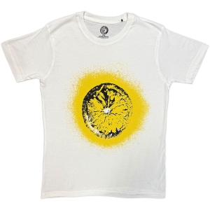 Stone Roses - Lemon Spray Uni Wht T-Shirt ryhmässä MERCHANDISE / T-paita / Nyheter / Pop-Rock @ Bengans Skivbutik AB (5643894r)