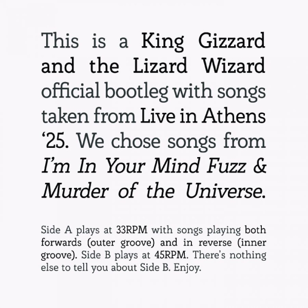 King Gizzard And The Lizard Wizard - Songs From I'm In Your Mind Fuzz & ryhmässä ME SUOSITTELEMME / Perjantain julkaisut / 2025-11-21 @ Bengans Skivbutik AB (5644341)