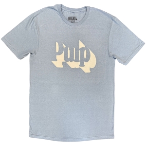 Pulp - Classic Logo Uni Blue T-Shirt ryhmässä MERCHANDISE / T-paita / Pop-Rock @ Bengans Skivbutik AB (5644419r)