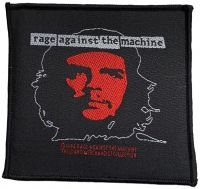 Rage Against The Machine - Patch Red Silhoutte Che (9,5 X 10,1 ryhmässä MERCHANDISE / Accessoarer / Kommande / Hårdrock @ Bengans Skivbutik AB (5644582)