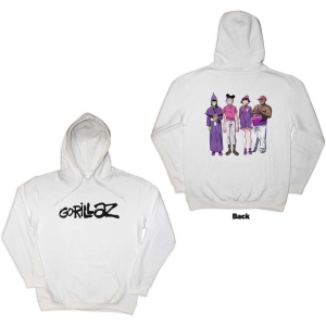 Gorillaz - Cracker Island Uni Wht Hoodie ryhmässä MERCHANDISE / Hupparit / Pop-Rock @ Bengans Skivbutik AB (5644616r)