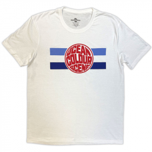 Ocean Colour Scene - Sphere Logo Uni Wht T-Shirt ryhmässä MERCHANDISE / T-paita / Kommande / Pop-Rock @ Bengans Skivbutik AB (5645419r)