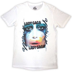 Lady Gaga - Artpop Facepaint Uni Wh T-Shirt  (L) ryhmässä MERCHANDISE / T-paita / Pop-Rock @ Bengans Skivbutik AB (5645630)