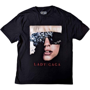 Lady Gaga - The Fame Photo Uni Bl T-Shirt ryhmässä MERCHANDISE / T-paita / Pop-Rock @ Bengans Skivbutik AB (5645634r)
