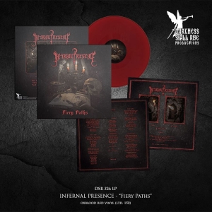 Infernal Presence - Fiery Paths (Oxblood Vinyl Lp) ryhmässä VINYYLI / Kommande / Hårdrock @ Bengans Skivbutik AB (5645673)
